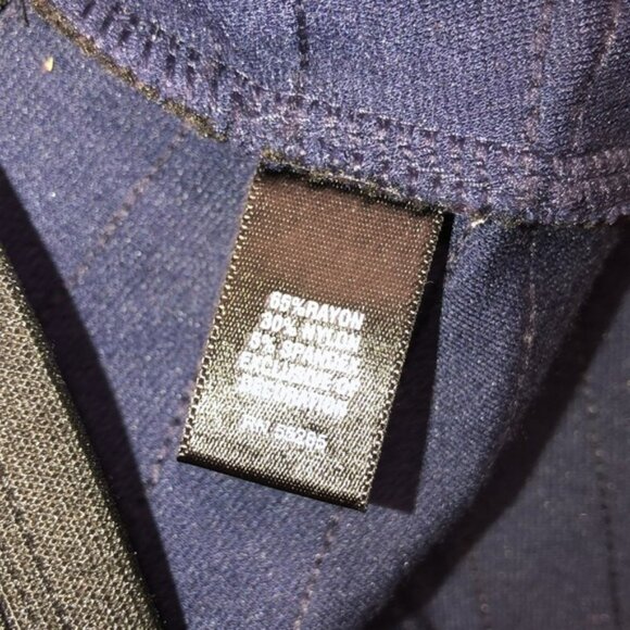 Express size xsmall blue & black bandage skirt - Picture 7 of 7